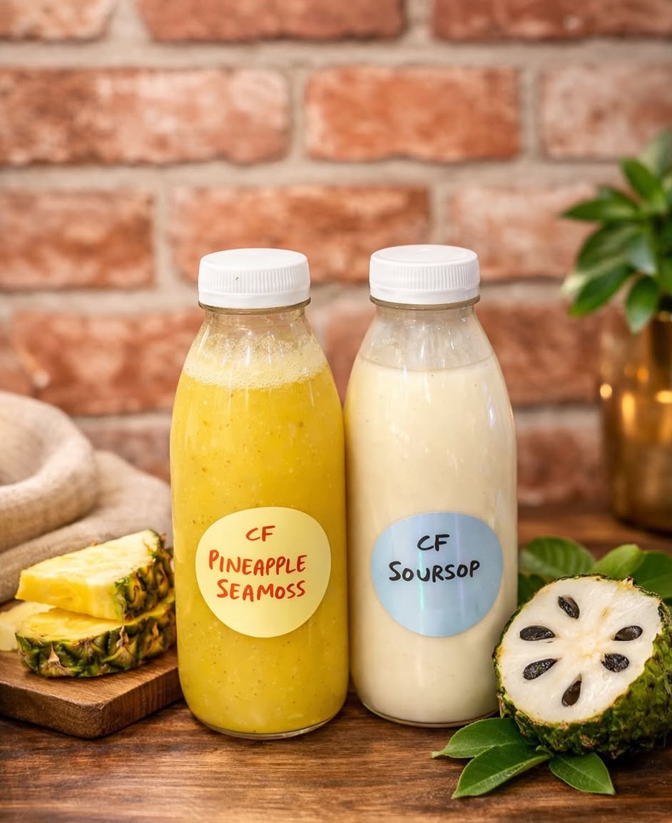 Homemade Caribbean juices