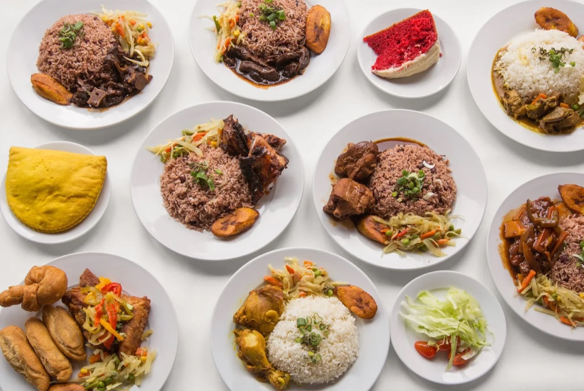 Caribbean Flavours plates spread